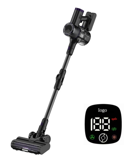 Handheld Cordless Vacuum Cleaner with Brushless Motor Dry Function Bagless for Home Car Hotel-Battery Powered Electric Source