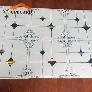 Plaque <span class=keywords><strong>de</strong></span> <span class=keywords><strong>plafond</strong></span> suspendu décorative en <span class=keywords><strong>PVC</strong></span> 60x60cm - Product Image 6