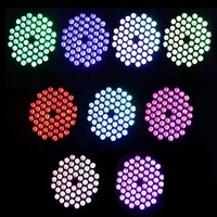Par Led 54x3w Rgbw 3en1 Plat et fin, éclairage LED Par pour scène, DJ, discothèque, fête, mariage