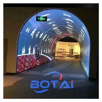 Botai P1.875 P2 P2.5 Ndoor Panneaux flexibles personnalisés Panneau d'écran d'affichage à LED publicitaire