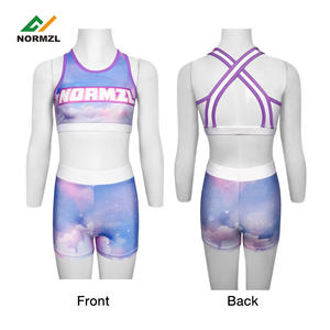 Groothandel Sublimatie <span class=keywords><strong>Cheer</strong></span> Oefent Kleding Op Maat <span class=keywords><strong>Cheer</strong></span> Tops Korte Broek Oefent Pak Cheerleading Training <span class=keywords><strong>Wear</strong></span> Set - Product Image 6