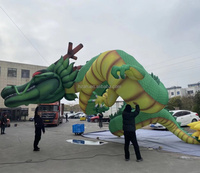 Globo Inflable Gigante de Dragón, Juguete Inflable de Dragón Chino