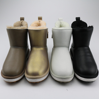 Bottes d'hiver miniatures en peau de mouton thermiques antidérapantes - Femmes