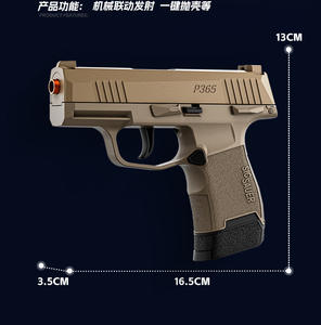 Dropshipping Shopify P365 Pistola de Juguete Compacta con Expulsión de Cartuchos, Disparo Continuo y Efecto Blowback para Adolescentes - Product Image 6