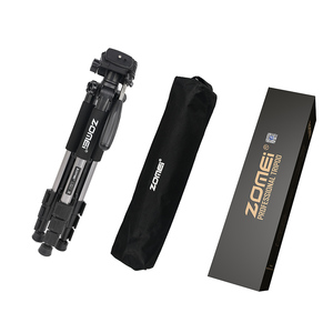 ZOMEI Q111スライバーポータブルアルミ合金カメラ三脚スタンドフレキシブルミニリングライト付き<span class=keywords><strong>DSLR</strong></span> & 携帯電話写真用 - Product Image 2