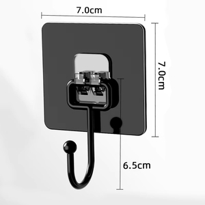 Crochets Adhésifs Rotatifs Étanche, Support Mural Robuste pour <span class=keywords><strong>Rangement</strong></span> de Cuisine et Salle de Bain - Product Image 2