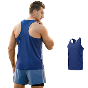 Chaleco Deportivo Elástico de Malla para Hombre, Transpirable, de Secado Rápido, Absorbente de Sudor, Informal, de Punto, para Entrenamiento de Maratón - Product Image 4
