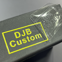 Autocollants de transfert UV personnalisés avec logo, adhésifs en vinyle métallique argenté pour l'image de marque des entreprises, qualité supérieure