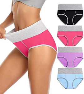 Naadloze Plus Size Dames Katoenen Ondergoed Ademend Menstruel Periode Ondergoed Lekvrij Ondergoed Vrouwen - Product Image 2