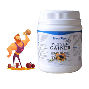Gros en stock Poudre d'isolat de protéine de lactosérum à haute saveur vanille Mass Gainer Supplément pour sport musculaire - Product Image 3