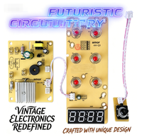 Kit de remplacement de carte PCB AM-Q3-SMT, résistant aux surtensions 2KV, 1800-2200W, carte principale et carte tactile pour cuisinière infrarouge