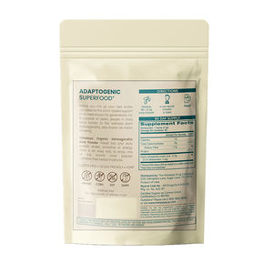 卸売バルク天然100％純粋オーガニックアシュワガンダ根エキス粉末KSM-66ハーブサプリメント（ポーチ入り） - Product Image 5