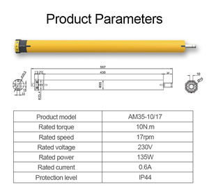 El obturador de persiana enrollable de cuatro hilos de litio Smart Tuya Zigbee AM35 con Motor de la batería se puede combinar con un interruptor e interruptor inteligentes - Product Image 2