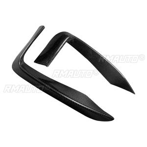 2 piezas de fibra de carbono, molduras superiores delanteras, kit de alerones, cubierta de faros antiniebla para BMW Serie 4 F32 F33 F36 2014 2015 2016 - Product Image 3