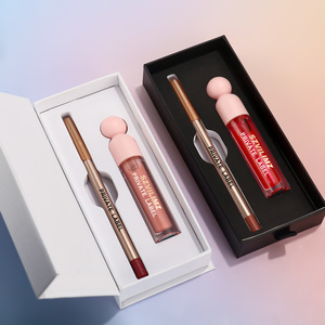 ชุดลิปไลเนอร์และลิปกลอสแบบ 2 in 1 เนื้อกลอสกันน้ำ ติดทนนาน สีสันปรับแต่งได้ ผลิตภัณฑ์วีแกน - Product Image 2