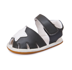 Chaussures pour bébé en cuir PU, chaussures pour bébés pas chères, premières chaussures pour bébé, sandales à semelle souple - Product Image 1