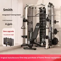 Nouvel équipement de fitness complet en acier : Machine Smith multifonctionnelle pour la maison, avec fonctions Flying Bird, Squat et Bench Press