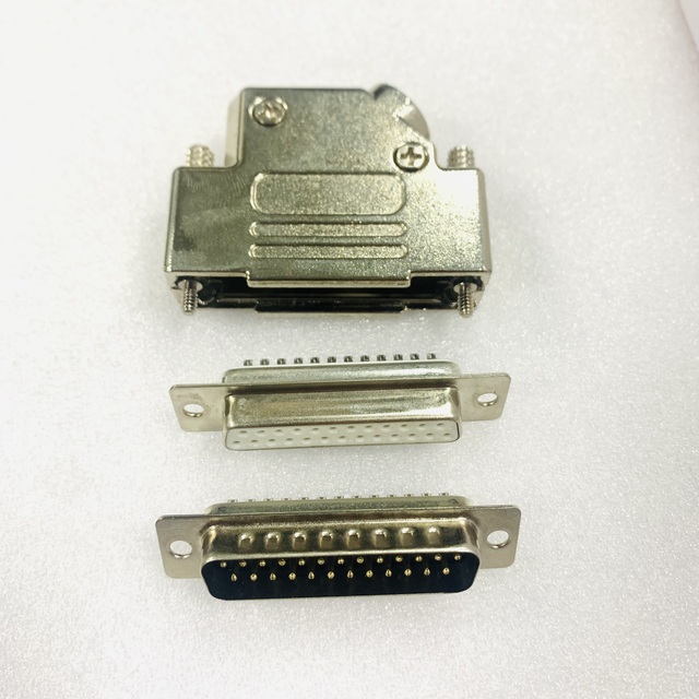 Shell Plate Zinc Alloy D-Sub Hood 25P D-Sub DB15 45degree Metal Connector ODM Supplier