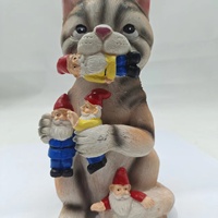 Factory Direct Resin Evil Cat Gnome