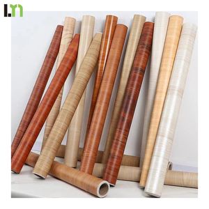 Grain Décoratif Couleur Pvc Home Decor Stickers Muraux Décoration Feuille Cuisine Wrap Vinyle - Product Image 1