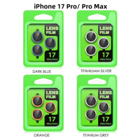Protection d'objectif d'appareil photo en verre trempé ultra-transparent Green Eagle Eye pour iPhone 18 Pro Max 17 16 15 14 13, couverture intégrale