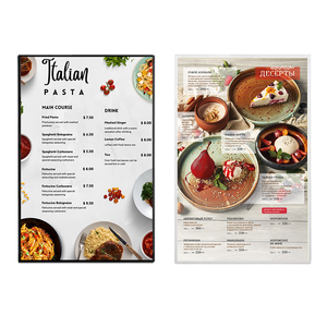 Panel de Menú con Caja de Luz LED de Aluminio Ultrafino, Montado en la Pared, Tamaño Personalizable, con Alto Brillo y Bajo Consumo de Energía - Product Image 3