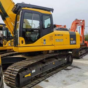Excavadora Hidráulica Usada Komatsu PC220-7 con Orugas, Componentes Originales Japoneses, Motor Incluido, en Venta - Product Image 3