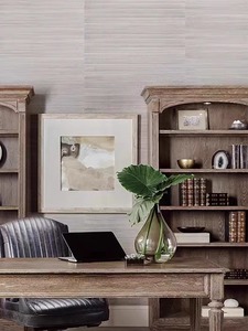 Librería de madera maciza RH American Country, combinación de escritorio retro francés, estantería de almacenamiento multicapa abierta sin puerta de roble - Product Image 5