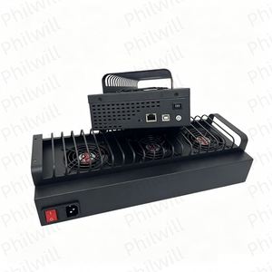 HUB USB OTG Ethernet de 20 puertos con 3 ventiladores de refrigeración para granja de bots, USB 3.0, fuente de alimentación, equipo de software, HUB de acoplamiento para granja de teléfonos - Product Image 4