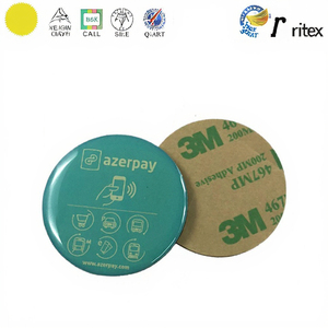 Mini PET Social Media Sticker <strong>Tag</strong> 13.56MHz NFC RFID Access Control Card 213/215/216 Chips Waterproof Crystal Epoxy Adhesive - Product Image 3