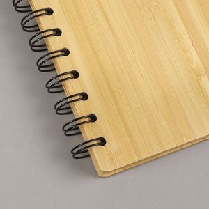 Business Practical Bamboo Gift <b>Set</b> Four-Wood Grain Keychain Loose-leaf <b>Notebook</b> Water Cup Souvenir - Product Image 4