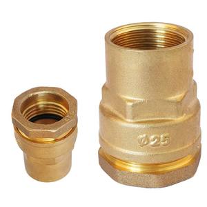 Composants personnalisés YOD, service d'usinage CNC de précision, connecteur en laiton, filetage femelle, raccord de tuyauterie 3/4 pouce NPT BSPT, couplage - Product Image 3