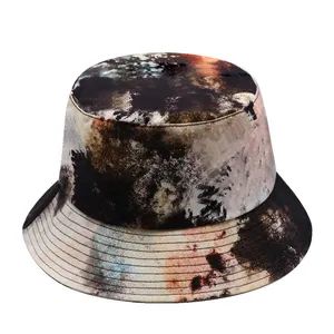 Custom Spring And Summer Wide Brim Fisherman Design Logo Bucket Hat Printed Bucket Hat Microfiber