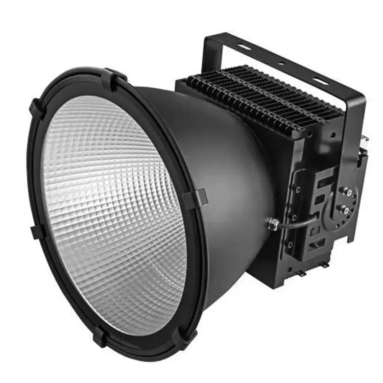 الثقيلة الصناعية meanwell 1000W تركيبات مصباح ليد عالي الإضاءة بحجيرة مقعرة led أضواء 20m