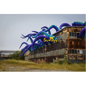 Décoration suspendue, tentacules de pieuvre géants gonflables à LED, animaux gonflables, ballon de pieuvre pour scène de <span class=keywords><strong>club</strong></span>, parc <span class=keywords><strong>marin</strong></span> - Product Image 5