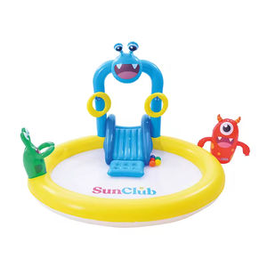 Piscina Gonfiabile per Bambini con Scivolo a Spruzzo, Giocattoli d'<span class=keywords><strong>Acqua</strong></span> in PVC per Giardino, Grande Piscina Gonfiabile da Esterno - Product Image 2