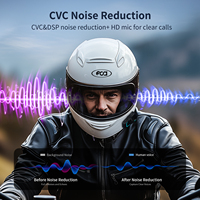 Intercom Moto FODSPORTS T1 (2 Pièces) – Vente Directe Usine – Casque Bluetooth pour 2 Motards, Portée 1000m, avec Radio FM et Réduction de Bruit CVC