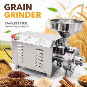 Moulin automatique multifonctionnel en acier inoxydable pour riz, maïs, céréales, haricots, épices, moulin à <span class=keywords><strong>farine</strong></span>, utilisation domestique en cuisine - Product Image 2