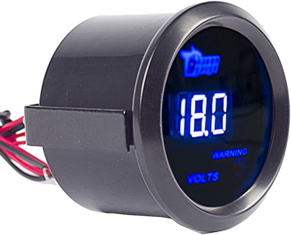 Nuovo Voltmetro Digitale LED 12V-60V Misuratore Di Tensione Indicatore Di Batteria Per Auto Nautica Motociclo~p61036030