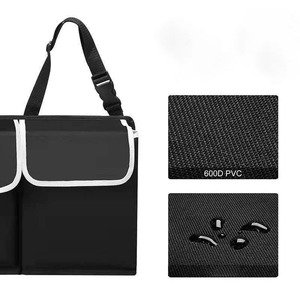 כיס המושב האחורי עבור אטב מכונית אחסון pouch מחזיק רב כיס רוכסן נטו אביזרים פנים לרכב/suv עמיד - Product Image 2