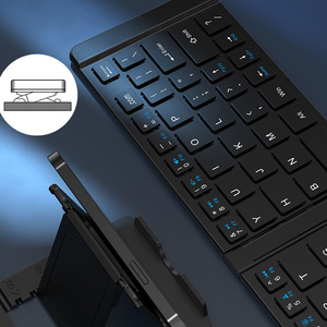 Mini tastiera pieghevole dual-mode Bluetooth 2.4G con mouse, set tastiera wireless ricaricabile adatto per tablet - Product Image 3