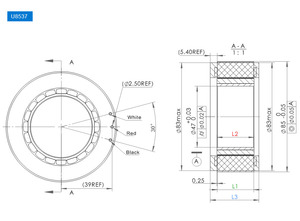 Motor de Torque sin Marco DDR con Diámetro Exterior de 85 mm, Altura de 37 mm, Torque de 2.69-6 NM para Dispositivos Médicos y Robots - Product Image 6