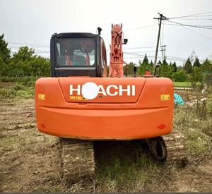 Excavatrices Hitachi ZX75 d'occasion avec moteur Cummins, pelle hydraulique de 7 tonnes, accessoire de pince hydraulique, marteau hydraulique, provenance Japon - Product Image 3
