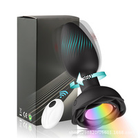 Vibrateur anal en silicone à rotation spirale à 10 fréquences, télécommande, stimulateur de prostate masculin, plug anal vibrant