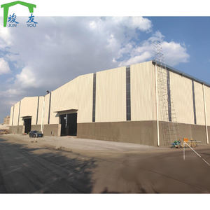 โครงสร้างหลังคาเหล็กโครงสร้างที่จอดรถแบบเบาอาคารโรงงานขนาดเล็กอาคารโรงงานสำเร็จรูป - Product Image 6