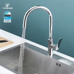 De luxe de haute qualité de pulvérisation en laiton sanitaires cuisine d'eau pull out robinet mitigeur