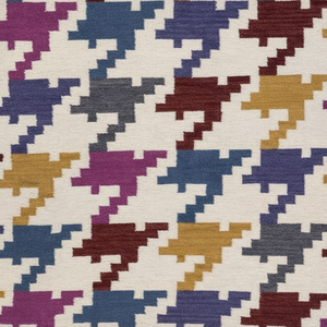 Alfombra Kilim hecha a mano de lujo de India Dhurrie de lana de tejido plano para dormitorio pila de felpa tejida a mano para sala de estar - Product Image 1