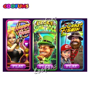 3 dalam 1 permainan Multigame Lucky Shamrock IGS klub Roller vertikal permainan keterampilan