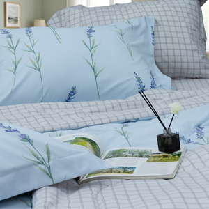 Individualized Comfortable Solid Color Duvet Bedding Set Fabric - Product Image 2