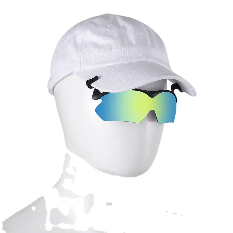 Novo estilo hot sales clip em hat cap óculos polarizados UV 400% Pesca e Driver Sunglasses